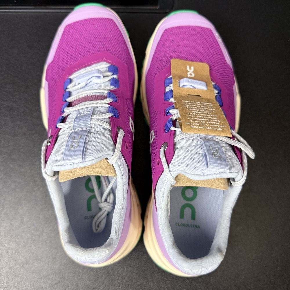 On Cloud Womens Cloud Ultra size 5 Rhubarb Ray Pink Purple Athleisure 44.98321 - Picture 10 of 16